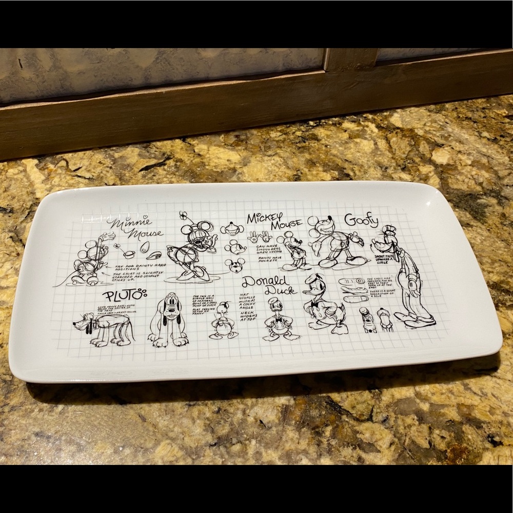 Disney Sketch Platter - Brand New!!